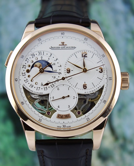(image for) LIKE NEW Jaeger LeCoultre 18K Rose Gold Duometre a Quantieme Lunaire / Q6042420